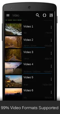 Video Player android App screenshot 4